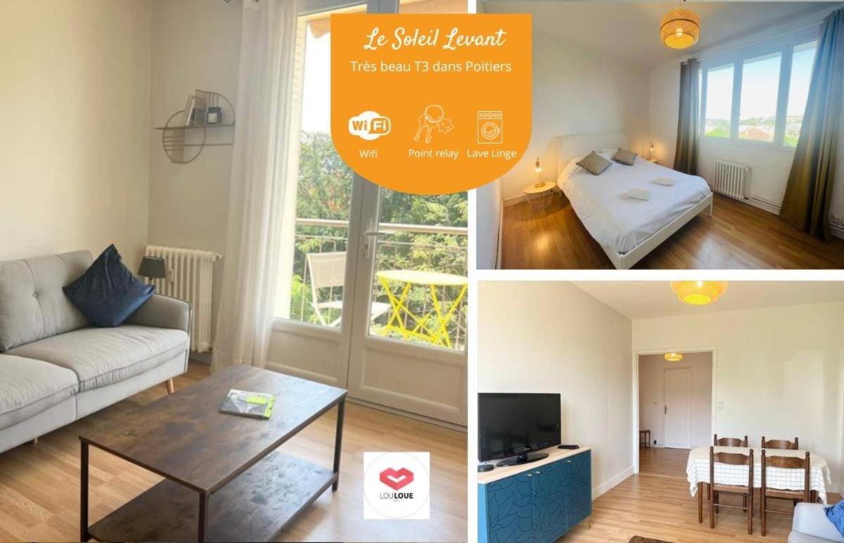 Le Soleil Levant - Beau T3 Moderne Et Lumineux Poitiers Zewnętrze zdjęcie
